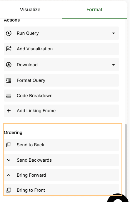Frame z-order controls in FlowFrame